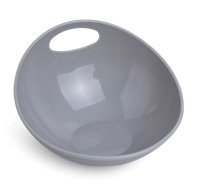Petface Plastic Scoop Bowl Grey