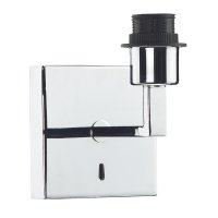 Dar Anvil Wall Bracket Fixed Arm - Polished Chrome (Base Only)