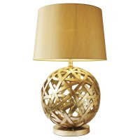 Dar Balthazar Table Lamp with Shade Bronze