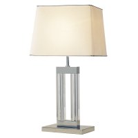 Dar Domain Table Lamp Quartz Glass with Shade