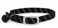 Ancol Softweave Reflective Cat Collar - Black