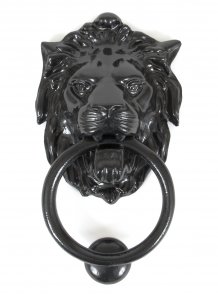 Black Lion Head Knocker