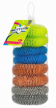 Bettina Mixed Pack: 2 x Galvanised Scourers + 2 x Copper + 4 x P