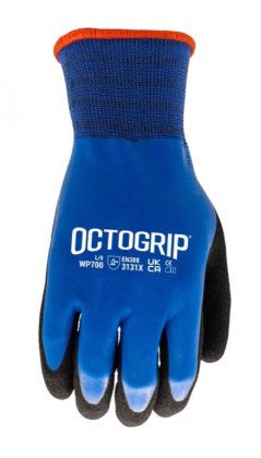 Octogrip Double-dipped Latex Waterproof Glove - XL