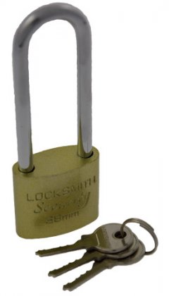 Green Jem 38mm Long Shackle Padlock