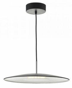 Dar Enoch Pendant Matt Black LED Dim