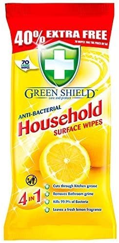 GREEN SHEILD ANTIBAC HOUSEHOLD WIPES