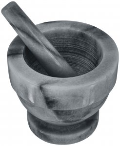 Judge Marble Mortar & Pestle 13cm - Grey