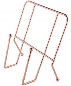 apollo housewares copper cookbook holder