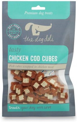 The Dog Deli Tasty Chicken Cod Cubes 100g
