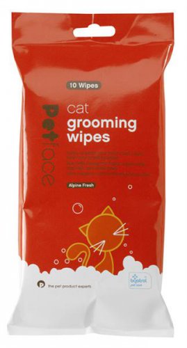 Petface Cat Grooming Wipes Alpine Fresh (10 Wipes)