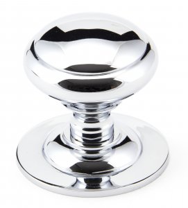 Polished Chrome Round Centre Door Knob