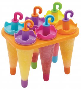 Let's Make Umbrella Ice Lolly Moulds (Set of 6)