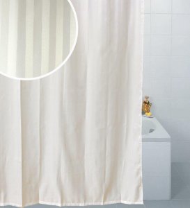 satin stripe - white