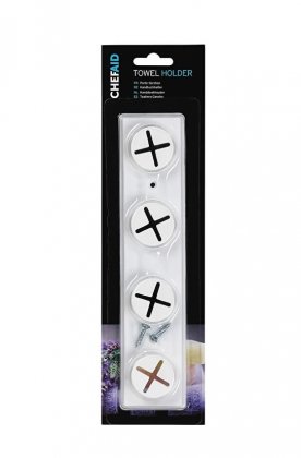 Chef Aid 4 hole Tea Towel Holder