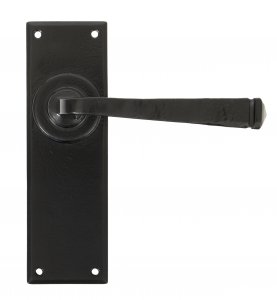 Black Avon Lever Latch Set