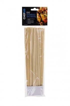 Chef Aid 25cm Bamboo Skewers - Pack of 100