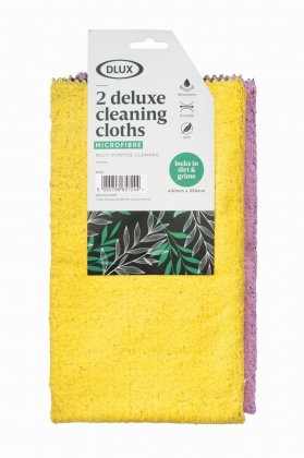 Dlux Cleaning Cloth - 2pk
