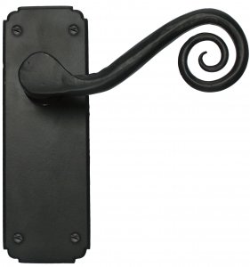 Black Monkeytail Lever Latch Set