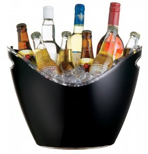 mix it black acrylic drinks pail/cooler