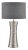 Dar Bokara Table Lamp Silver with Shade