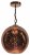 Dar Speckle 1 Light Electro Plated Pendant Copper Finish