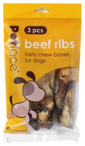 Petface Beef Ribs Pack Of 3