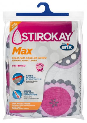 Arix Max Elasticated Ironing Board Cover 140 x 50 cm