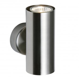 Endon Odi 2 Light Wall 50W Satin Nickel