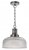 Dar Tack 1 Light Glass Pendant Industrial Nickel