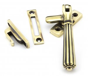 Aged Brass Locking Hinton Fastener