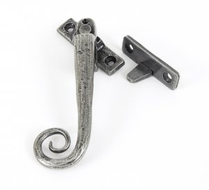 Pewter Locking Night-Vent Monkeytail Fastener - LH