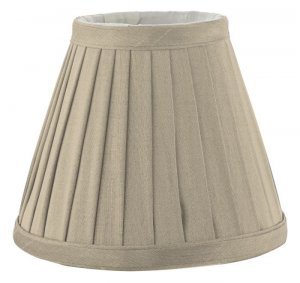 Dar Yovanna Pleated Shade 15cm Taupe