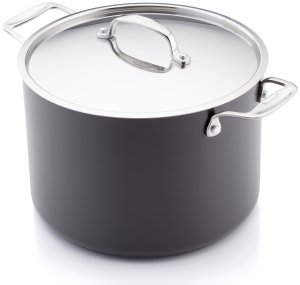 Stellar Hard Anodised Non-Stick Stockpot 24cm/8lt