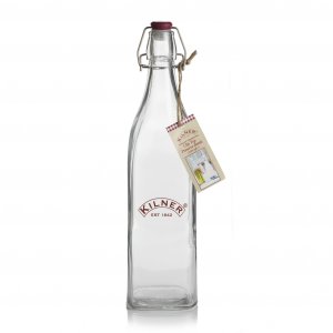 Kilner Clip Top Square Bottle 1lt