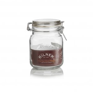 Kilner Clip Top Square Jar 1lt