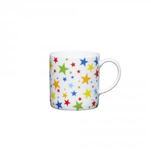 kitchencraft porcelain espresso cup 80ml - multi stars