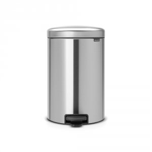 Brabantia Newicon 20 Litre Pedal Bin in Matt Steel