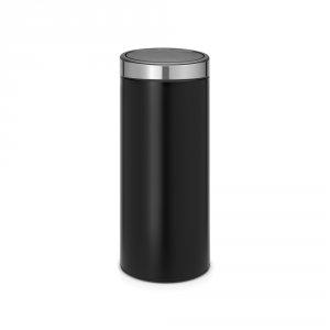 Brabantia Touch Bin 30 Litre Matt Black Fingerprint Proof