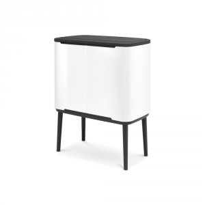 Brabantia Bo 3x11 Litre Touch Bin in White