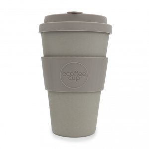 Ecoffee Cup 14oz Molto Grigio with Grey Silicone