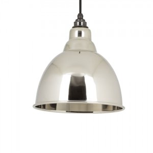 Smooth Nickel Brindley Pendant