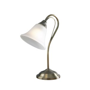 Dar Boston Table Lamp Antique Brass