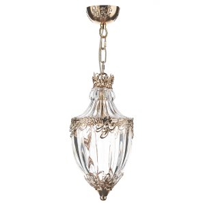 Dar Ottoman 1 Light Pendant French Gold