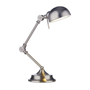 Dar Ranger Table Lamp Satin Chrome