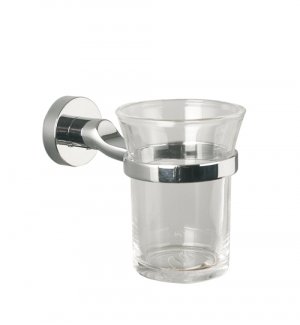 Miller Bond Tumbler & Holder - Chrome