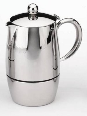 Caf Stl Bellux Mirror Finish Espresso Coffee Maker 6 Cup