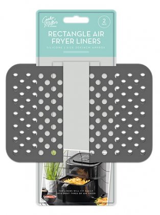 Cooke & Miller Air Fryer Non Stick Reusable Rectangle Liners