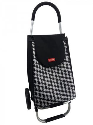 Casa&Casa Dogtooth Aluminium 2 Wheel Shopping Trolley