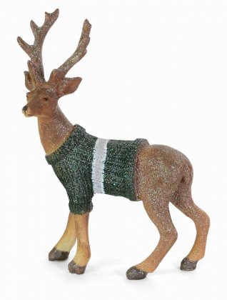 R&W Deer with Pullover 11 x 15cm